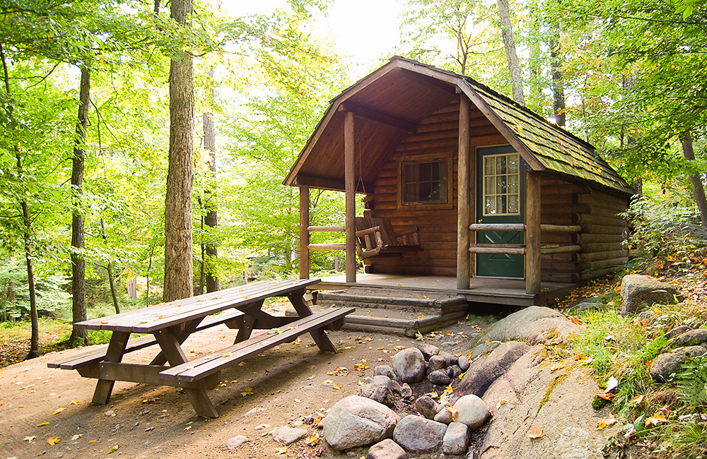 cabin camping