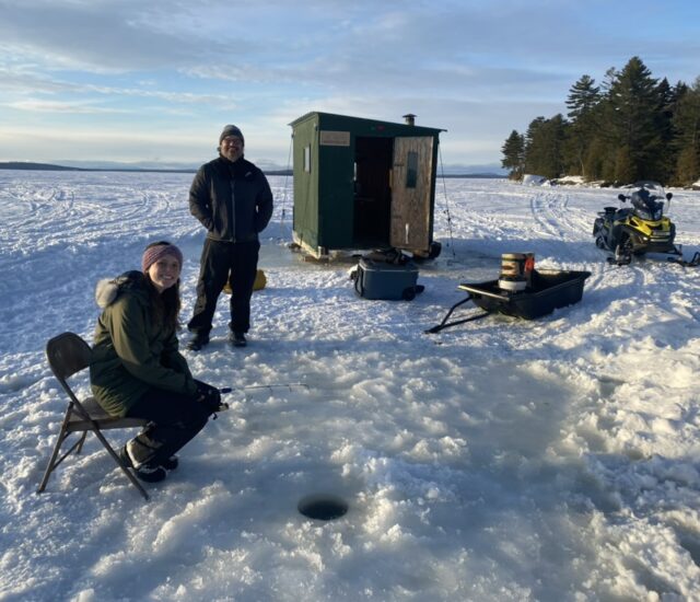 ice fishing