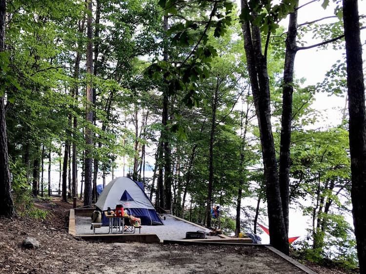 lake camping near me